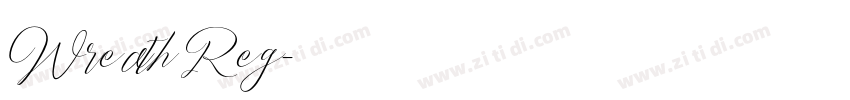 Wreath Reg字体转换